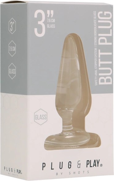 Klasyczny korek analny 8 cm Plug Play by Shots Klasyczny korek analny 8 cm Plug Play by Shots