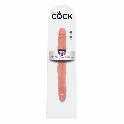 Penis dildo podwójny - King Cock 12 Inch Slim Double Flesh King Cock Penis dildo podwójny - King Cock 12 Inch Slim Double Flesh King Cock