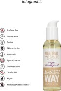 Wegański olejek do masażu - 5 fl oz / 150 ml Natural Pleasure by Shots