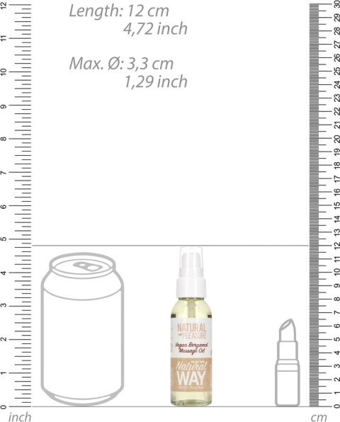 Wegański olejek do masażu Bergamotka - 1,7 fl oz / 50 ml Natural Pleasure by Shots Wegański olejek do masażu Bergamotka - 1,7 fl oz / 50 ml Natural Pleasure by Shots