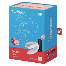 Wibrator dla par - Satisfyer Double Fun White Satisfyer