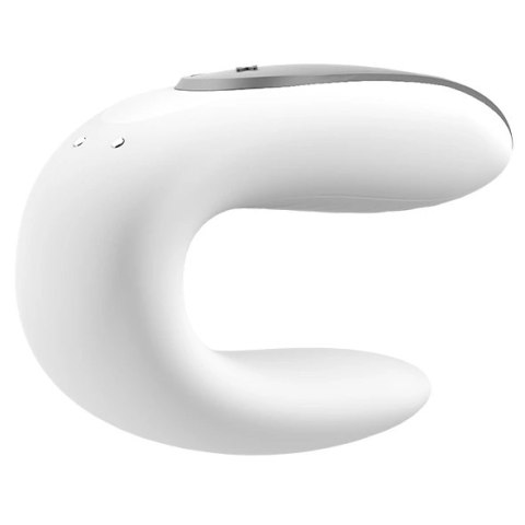 Wibrator dla par - Satisfyer Double Fun White Satisfyer Wibrator dla par - Satisfyer Double Fun White Satisfyer
