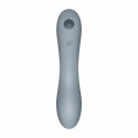 Wibrator z masażerem powietrznym - Satisfyer Curvy Trinity 3 Blue Grey Satisfyer