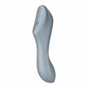 Wibrator z masażerem powietrznym - Satisfyer Curvy Trinity 3 Blue Grey Satisfyer