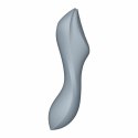 Wibrator z masażerem powietrznym - Satisfyer Curvy Trinity 3 Blue Grey Satisfyer