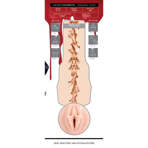 Fleshlight - Cipka Lilith Fukumoto Shokushu Beżowa Fleshlight Fleshlight - Cipka Lilith Fukumoto Shokushu Beżowa Fleshlight