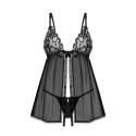 Obsessive - Babydoll koszulka + stringi Blomentis m/l Obsessive