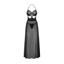 Obsessive - Długa sukienka z usztywnionym biustonoszem Iliosa l/xl Obsessive