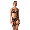Obsessive - Zestaw Nuites pas + stringi + biustonosz s/m Obsessive