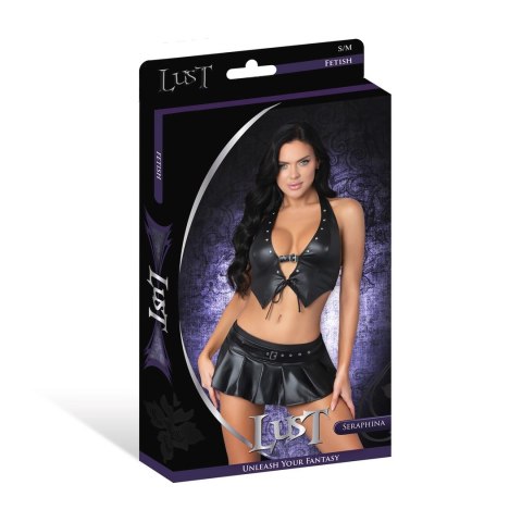 Magic Silk - Kamizelka + stringi z falbaną Seraphina SM Magic Silk Magic Silk - Kamizelka + stringi z falbaną Seraphina SM Magic Silk