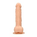 RealRock - Silikonowe dildo z jądrami 24 cm RealRock by Shots