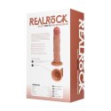 RealRock by shots - Wibrujący Regularny Zakrzywiony Penis - 8 / 20,5 cm - Tan RealRock by Shots