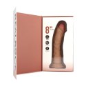RealRock by shots - Wibrujący Regularny Zakrzywiony Penis - 8 / 20,5 cm - Tan RealRock by Shots