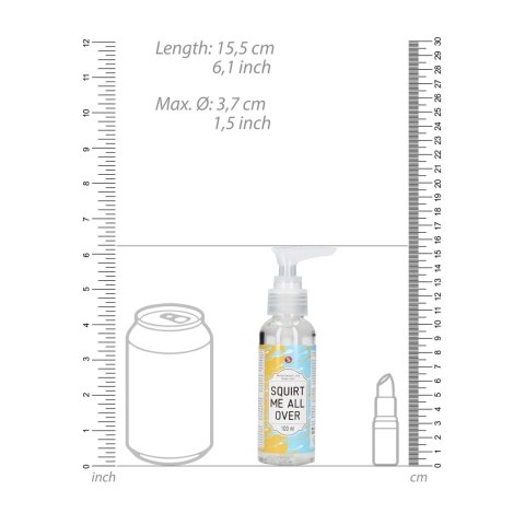 S-line by Shots - Lubrykant na bazie wody Squirt Me All Over 100 ml S-Line by Shots S-line by Shots - Lubrykant na bazie wody Squirt Me All Over 100 ml S-Line by Shots