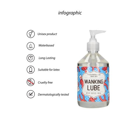 S-line by shots - Lubrykant do masturbatora WANKING LUBE 500 ml S-Line by Shots S-line by shots - Lubrykant do masturbatora WANKING LUBE 500 ml S-Line by Shots
