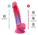 SilexD - Różowe Dildo Świecące W Ciemności 17.6 cm Model 7 Glow in the Dar SILEXD
