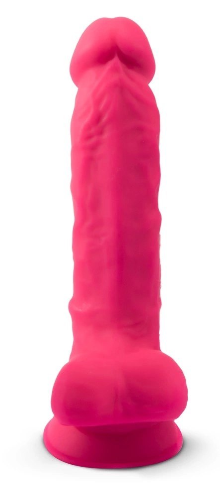 Silexd - Realistyczne Dildo Z Żyłami Żołędziem I Jądrami Różowe 17.5cm SILEXD Silexd - Realistyczne Dildo Z Żyłami Żołędziem I Jądrami Różowe 17.5cm SILEXD