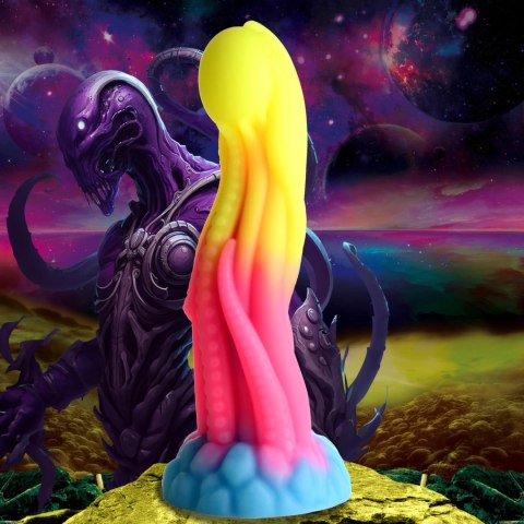 Świecące w ciemności silikonowe dildo Tenta XR Brands XR Brands Świecące w ciemności silikonowe dildo Tenta XR Brands XR Brands