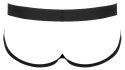 Black Level - Czarne Winylowe Slipy Z Elastycznym Pasem I Odkrytym Tyłem 2XL Black Level