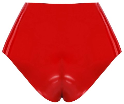 LATE X - Czerwone Lateksowe Majtki Z Dildo Zewnętrznym 15 CM S Late X LATE X - Czerwone Lateksowe Majtki Z Dildo Zewnętrznym 15 CM S Late X
