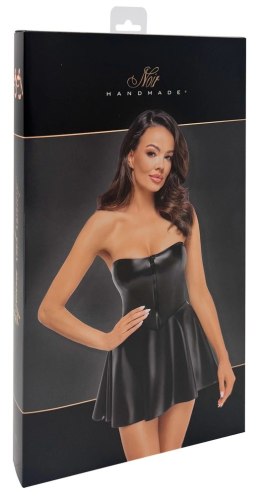 Noir - Czarna Matowa Mini Sukienka Libido XL Noir