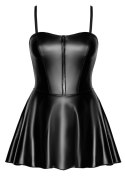Noir - Czarna Matowa Mini Sukienka Libido S Noir