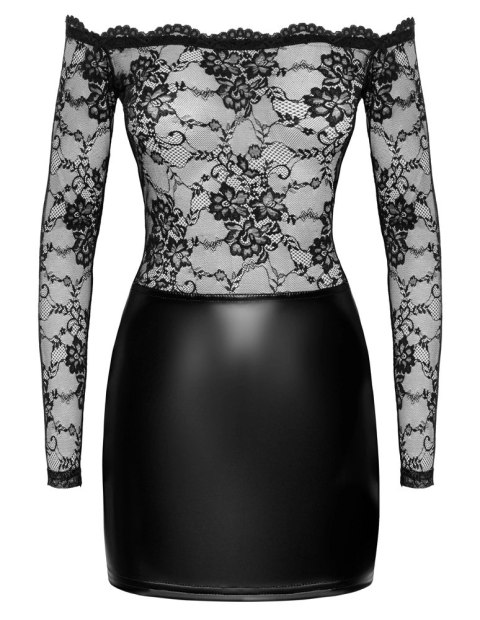 Noir - Czarna Mini Sukienka Z Długim Rękawkiem Orgia Exclusive S Noir Noir - Czarna Mini Sukienka Z Długim Rękawkiem Orgia Exclusive S Noir