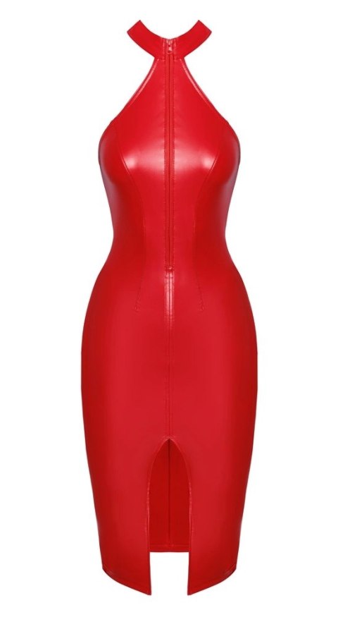 Noir - Czerwona Długa Sukienka Z Odkrytymi Ramionami Orgia XL Noir Noir - Czerwona Długa Sukienka Z Odkrytymi Ramionami Orgia XL Noir