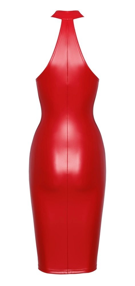 Noir - Czerwona Długa Sukienka Z Odkrytymi Ramionami Orgia XL Noir Noir - Czerwona Długa Sukienka Z Odkrytymi Ramionami Orgia XL Noir