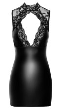 Noir - Obcisła Mini Sukienka Bez Rękawów Orgia Czarna XL Noir
