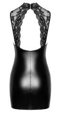 Noir - Obcisła Mini Sukienka Bez Rękawów Orgia Czarna XL Noir