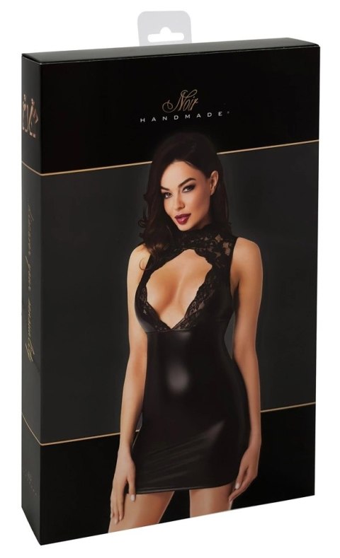 Noir - Obcisła Mini Sukienka Bez Rękawów Orgia Czarna M Noir Noir - Obcisła Mini Sukienka Bez Rękawów Orgia Czarna M Noir