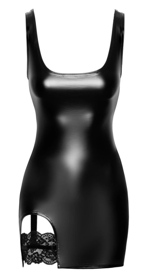 Noir - Obcisła Mini Sukienka Na Ramiączkach Orgia Czarna L Noir Noir - Obcisła Mini Sukienka Na Ramiączkach Orgia Czarna L Noir