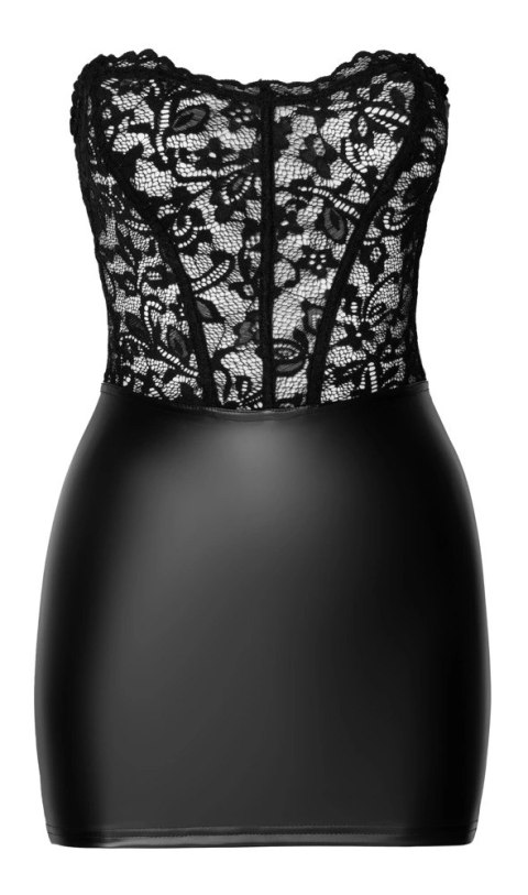 Noir - Seksowna Mini Sukienka Libido Z Delikatną Koronką Czarna L Noir Noir - Seksowna Mini Sukienka Libido Z Delikatną Koronką Czarna L Noir