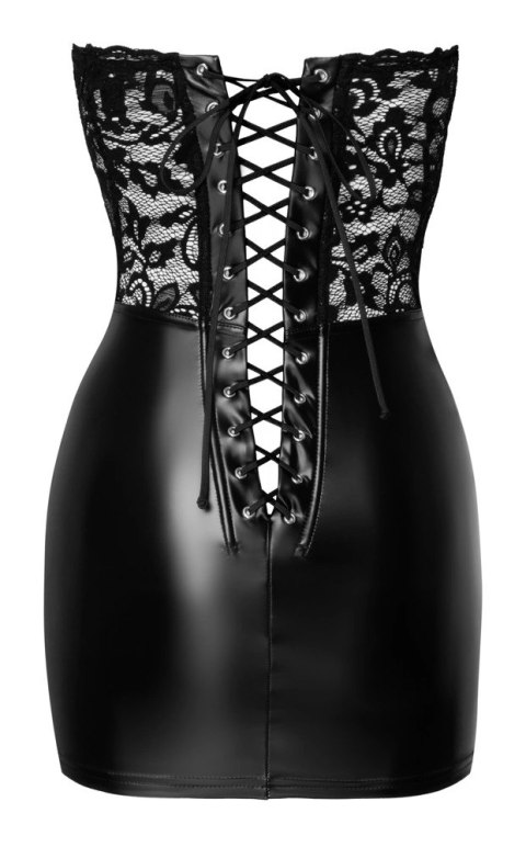 Noir - Seksowna Mini Sukienka Libido Z Delikatną Koronką Czarna L Noir Noir - Seksowna Mini Sukienka Libido Z Delikatną Koronką Czarna L Noir