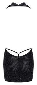 Noir - Seksowna Mini Sukienka Orgia Luminara Czarna XL Noir