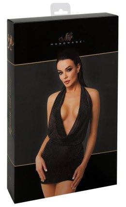 Noir - Seksowna Mini Sukienka Orgia Luminara Czarna L Noir