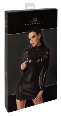 Noir - Seksowna Mini Sukienka Z Długim Rękawkiem Czarna Orgia Exclusive S Noir