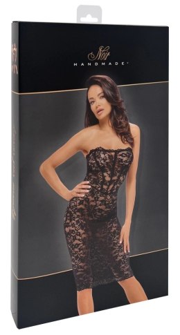 Noir - Seksowna Obcisła Sukienka Bez Ramion Libido Czarna XL Noir
