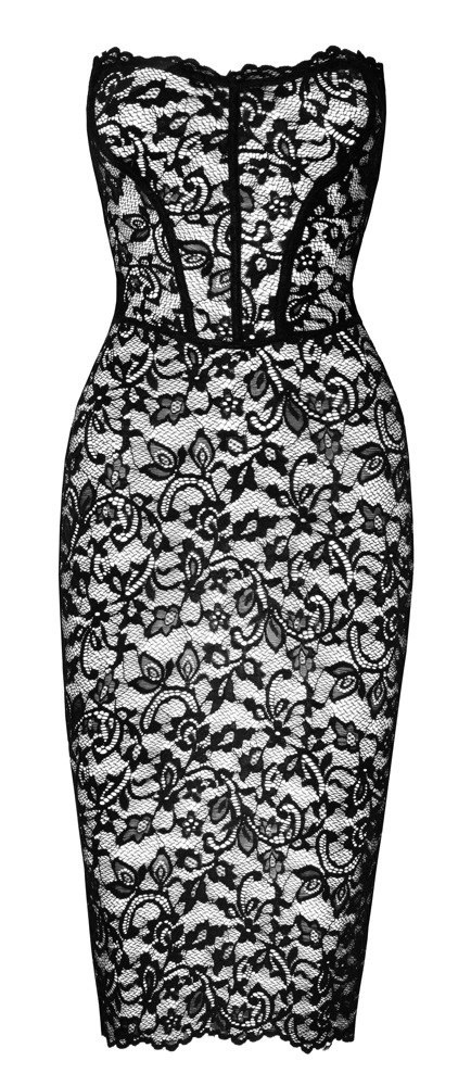 Noir - Seksowna Obcisła Sukienka Bez Ramion Libido Czarna XL Noir Noir - Seksowna Obcisła Sukienka Bez Ramion Libido Czarna XL Noir