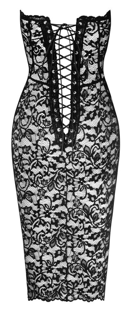 Noir - Seksowna Obcisła Sukienka Bez Ramion Libido Czarna XL Noir Noir - Seksowna Obcisła Sukienka Bez Ramion Libido Czarna XL Noir