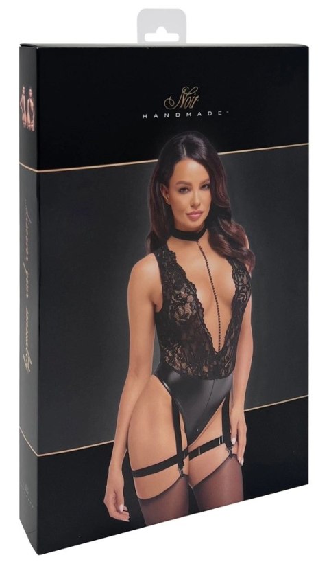 Noir - Seksowne Body Z Koronką I Paskami Do Pończoch Libido Czarne L Noir Noir - Seksowne Body Z Koronką I Paskami Do Pończoch Libido Czarne L Noir