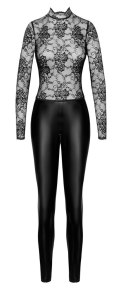 Noir - Seksowny Czarny Kombinezon Góra Koronkowa Orgia Exclusive XL Noir