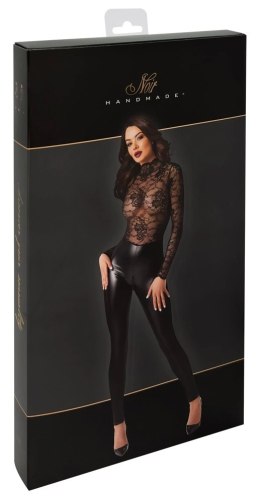 Noir - Seksowny Czarny Kombinezon Góra Koronkowa Orgia Exclusive L Noir