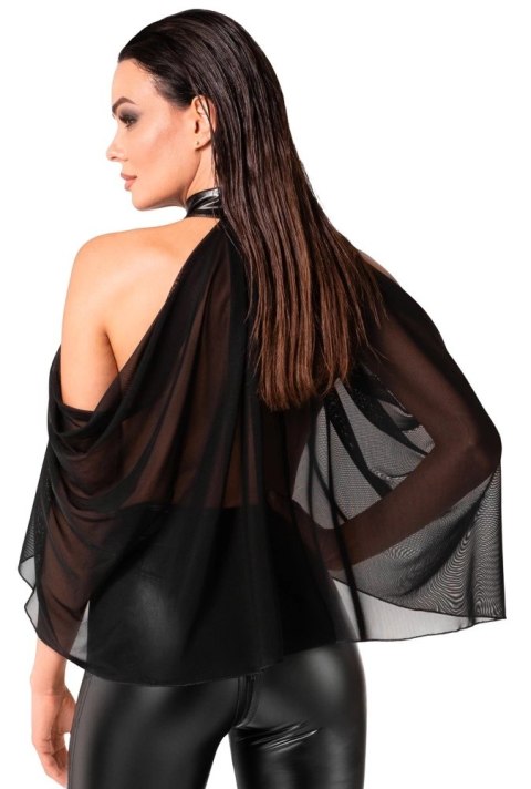 Noir - Seksowny Zwiewny Top Orgia Czarny Z Tiulu S Noir Noir - Seksowny Zwiewny Top Orgia Czarny Z Tiulu S Noir