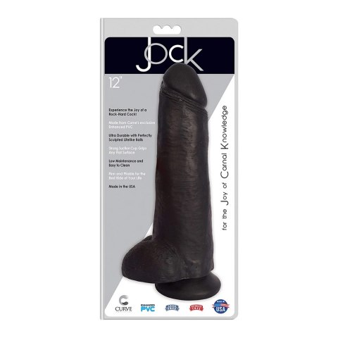 Curve Toys - Dildo z jądrami - 30,5 cm Curve Toys Curve Toys - Dildo z jądrami - 30,5 cm Curve Toys