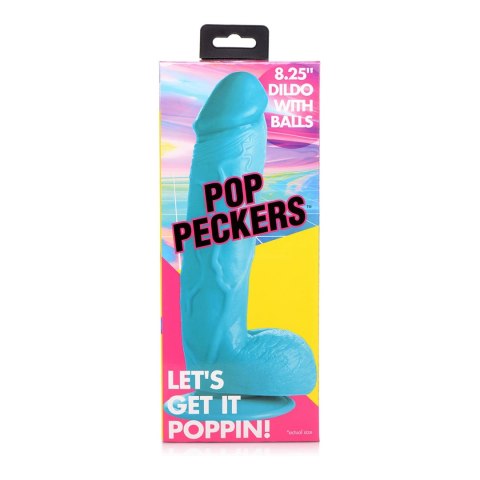 PXR Brands - Realistyczne dildo z jądrami POP - 21 cm XR Brands PXR Brands - Realistyczne dildo z jądrami POP - 21 cm XR Brands