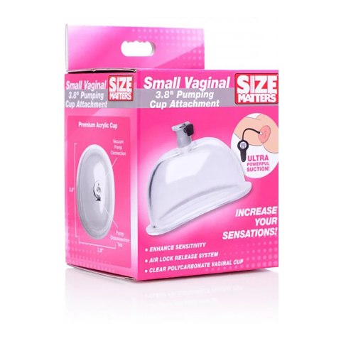 XR Brands - Mała pompka dopochwowa z nakładką w kształcie kubeczka XR Brands XR Brands - Mała pompka dopochwowa z nakładką w kształcie kubeczka XR Brands