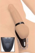 XR Brands - Pierścień silikonowy na penisa ze stymulatorem wibracyjnym XR Brands