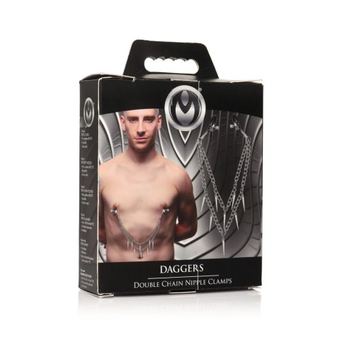 XR Brands - Podwójne łańcuszki na sutki XR Brands XR Brands - Podwójne łańcuszki na sutki XR Brands
